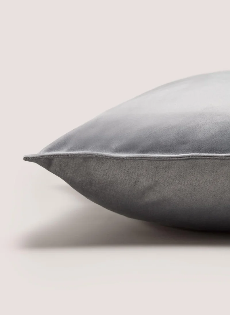 ماتلان Grey Plain Velvet Cushion